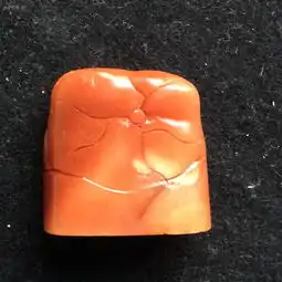 寿山芙蓉冻随形双鱼钮闲章大吉祥