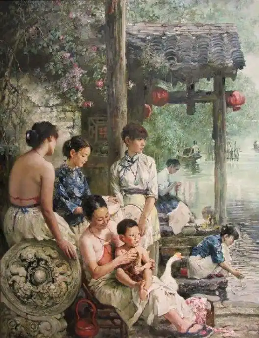 老艺术家当年给周迅画的人体油画,如今已价值千万