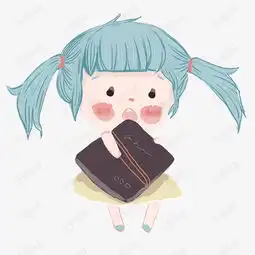 卡通手绘小女孩爱学习素材图片免费下载高清psd千库网图片编号10762009