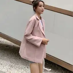 乡情浓春季新款韩版宽松休闲网红小西装女外套6156图片大全邮乐官方网站