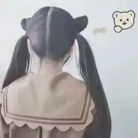 萌萌哒扎两辫子女生头像可爱大全少女专属的女生头像超萌