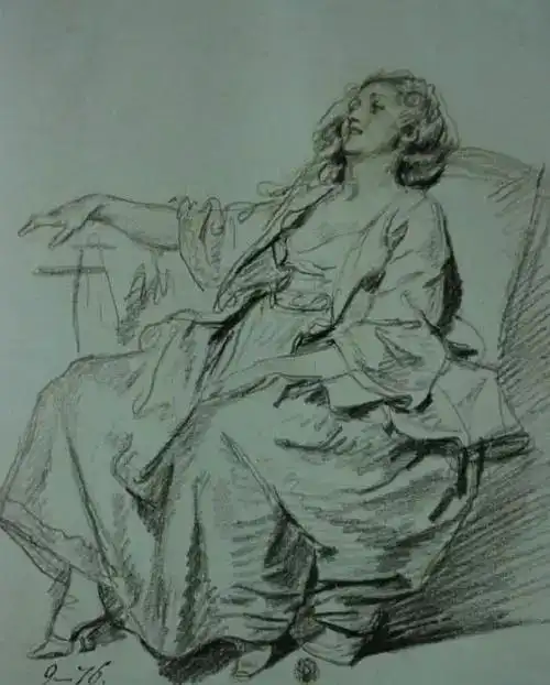 法国画家让巴蒂斯特格勒兹素描作品︱艺术名画