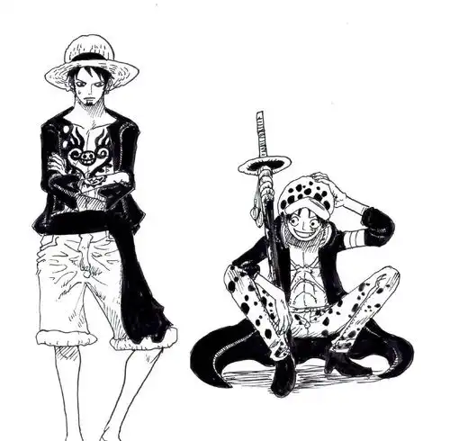 海贼王魔力换装秀,路飞女帝情侣换装,山治穿女装毫无压力