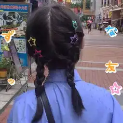 蓝色系女生文艺复古头像