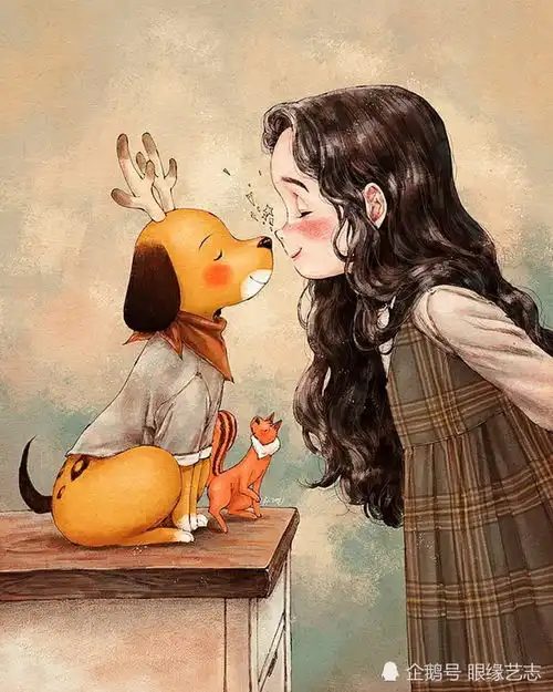 森林女孩画风堪比宫崎骏,青春密林中的第二个自己