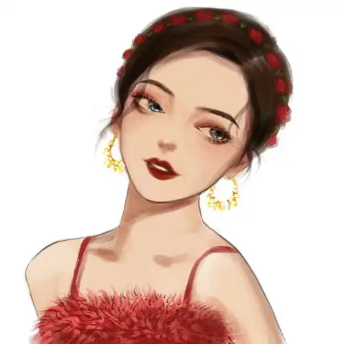 2021年新年女生喜庆头像