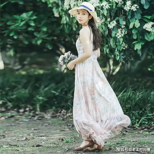 女神的扮靓神器,飘逸唯美的长裙,仙气十足