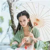 青色系女生头像古风微信头像图片大全