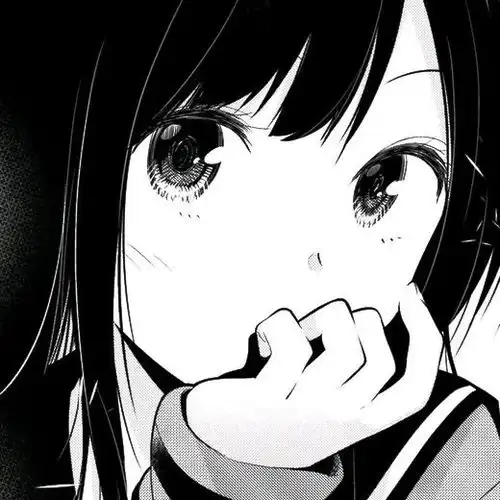 优质黑白漫画头像晚安米娜桑
