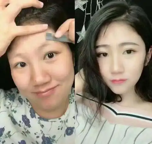 抖音超火化妆前后对比照,不敢相信是一个人,看完之后你还敢网恋吗