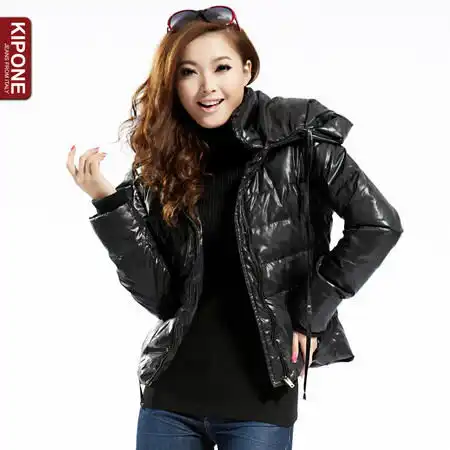 旗牌王女装冬季欧美时尚加厚保暖休闲外套羽绒服女新款2128150图片大全邮乐官方网站