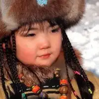 鄂温克族头像少数民族鄂温克族人物头像