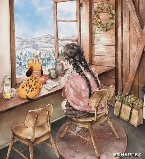 他的画风堪比宫崎骏,画面美如仙境