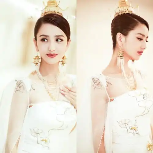 佟丽娅成首位天坛女神,穿华服开场表演,美轮美奂仙气十足