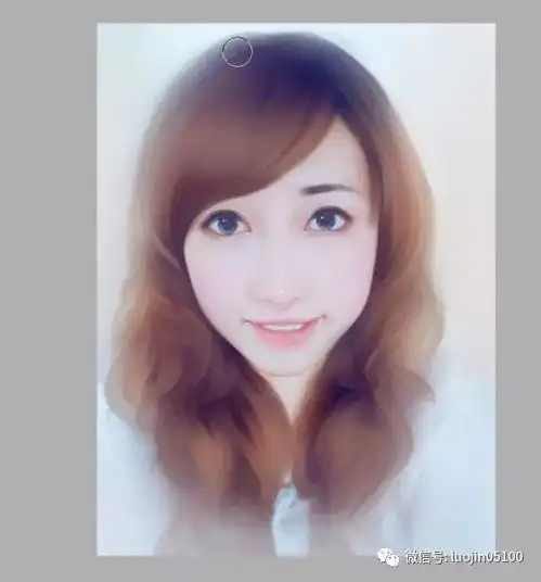 ps结合sai把自拍照转为唯美的仿手绘美女效果