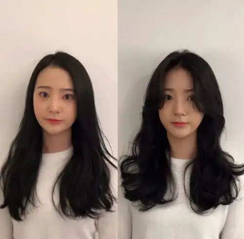 这些脸型的女生,不适合留黑长直发型,烫发会更好看