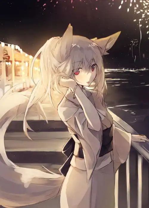 动漫美图白发美少女合辑