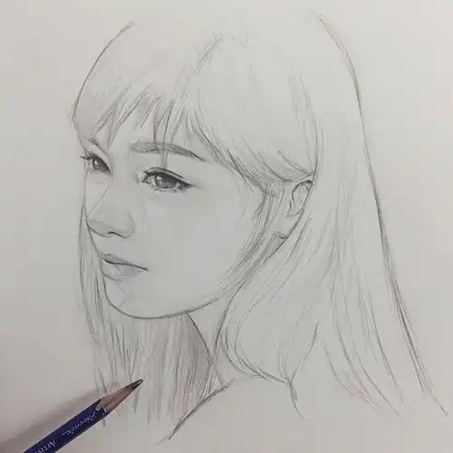 速写,把少女们画的美翻天