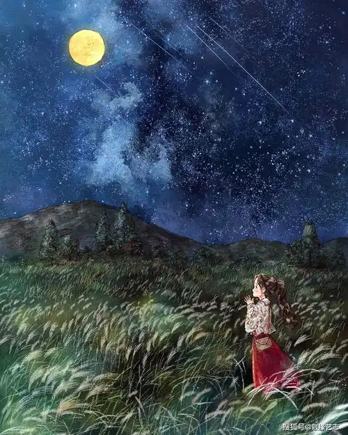 森林女孩画风堪比宫崎骏,青春密林中的第二个自己