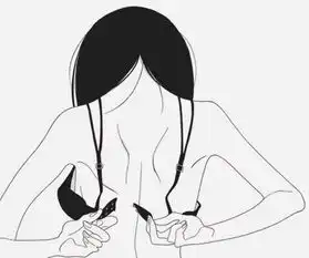 求类似的手绘女孩背影图
