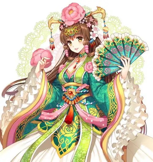 美美哒的古装和服妹子