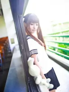无敌清纯美女校花生活照可爱双马尾校服写真