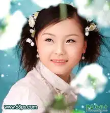 ps美女调色教程实例打造出室内可爱小女孩儿光滑的皮肤6