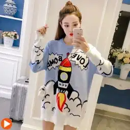 女士休闲宽松衫