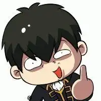 霸气小男孩竖中指头像感情微信头像图片大全