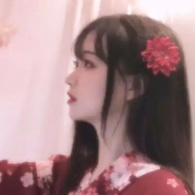 古风头像女唯美孤傲古风红衣女子图片