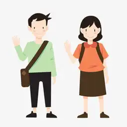 卡通手绘开学季学生上学图片素材其他格式下载动漫人物大全